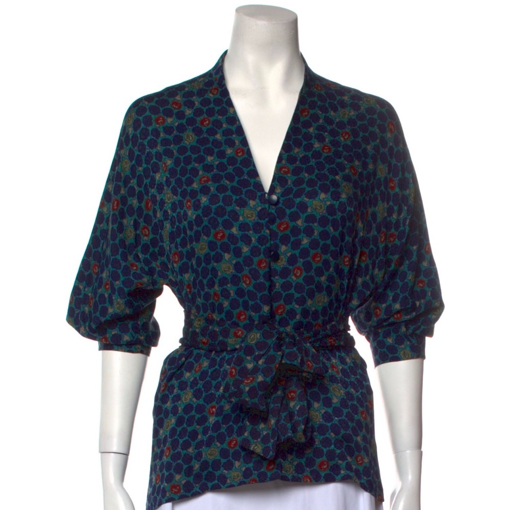Lanvin Vintage Late 1970's - Early 1980's Blouse and skirt